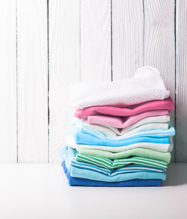 Clothes neatly folded by Heaven on Earth Cleaning Services